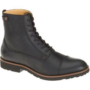 Sebago Mens 9.5M Black Leather Waterproof Rutland